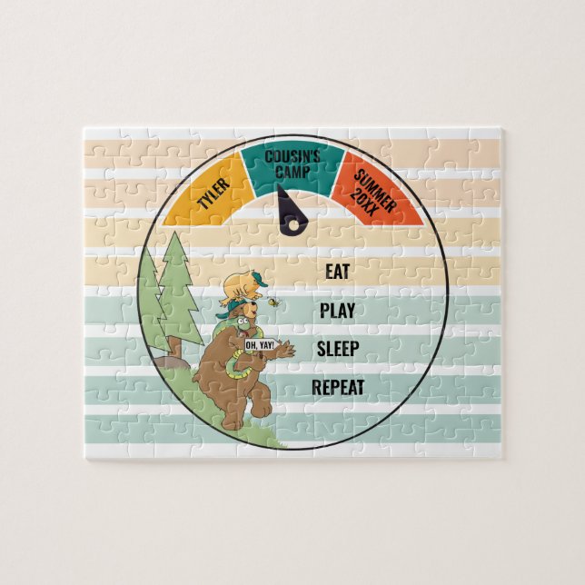 Kid's Bear Snake Owl Summer Camp (Horizontal)