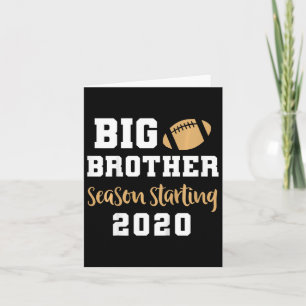 Kids Big Brother Footbyll Pregnancy Ankündigung F