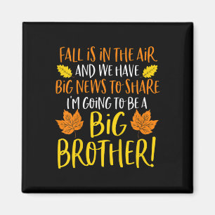 Kids Big Brother Herbst Schwangerschaftsankündigun Magnet