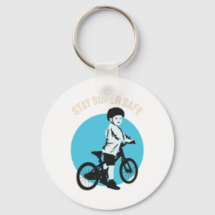 Kids Biker Safety Schlüsselanhänger