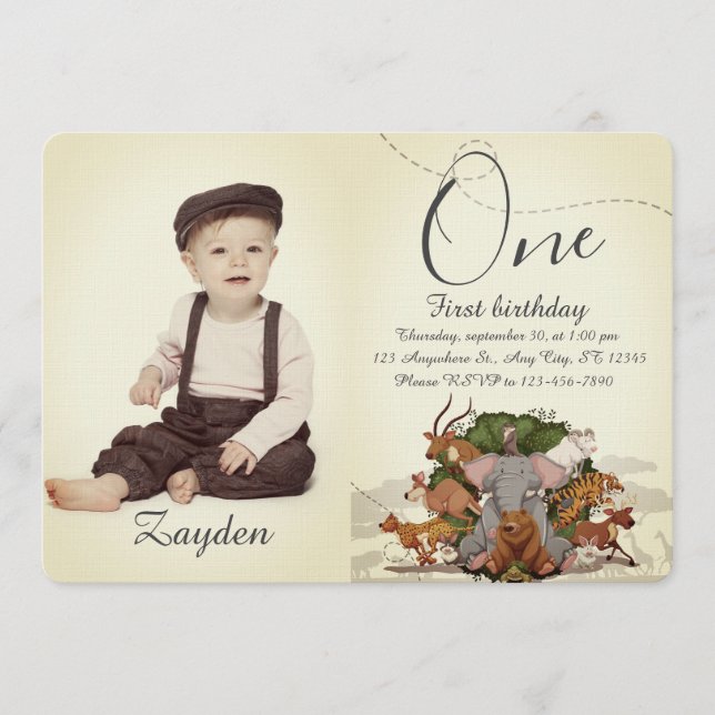 Kids Birthday Party Einladung (Vorderseite)