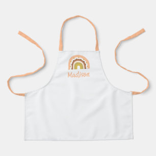 Kids Boho Rainbow Pink Personalisiert Schürze