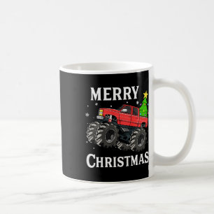 Kids Boys Christmas Monster Truck Kids Merry Chris Kaffeetasse