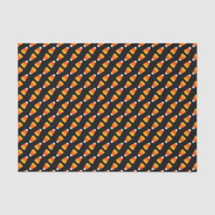 Kids Bright Orange Halloween Candy Mais auf schwar Seidenpapier