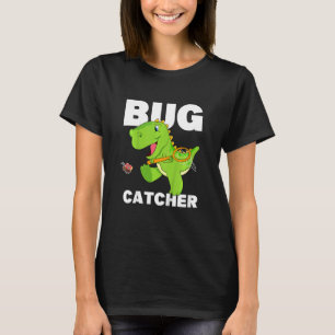 Kids Bug Catcher Dinosaur Insect Hunter Dino Entom T-Shirt