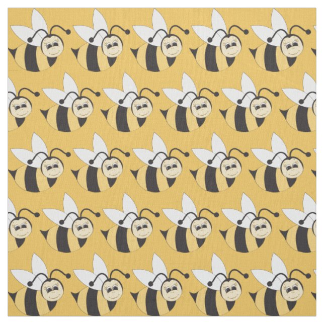 Kids Bumble Bienenmuster Pima Baumwollgewebe Stoff (Muster)