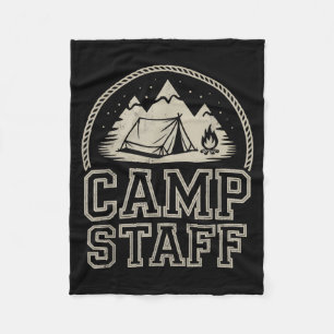 Kids-Camp-Mitarbeiter Sommer-Camping-Direktor Vibe Fleecedecke