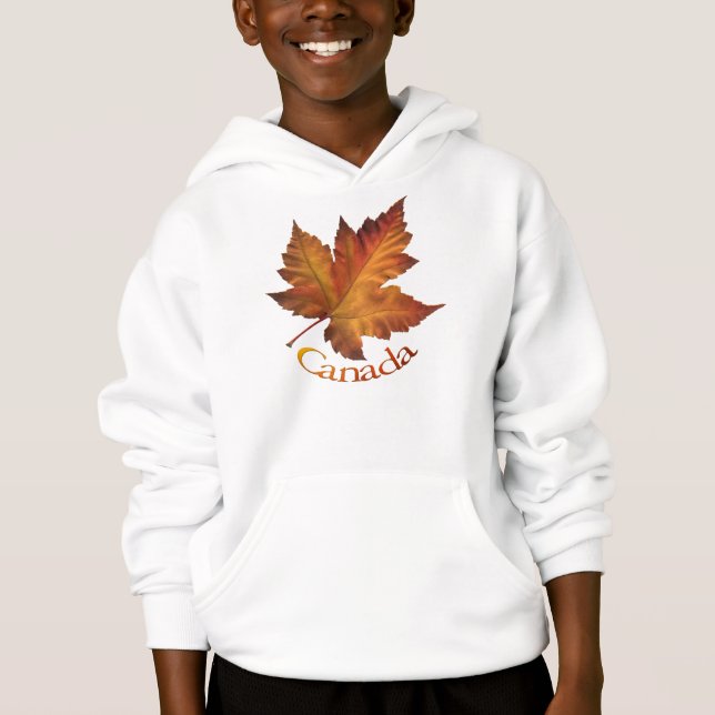 Kid's Canada Hoodie Jacket Kid Canada Sweatshirt (Vorderseite)