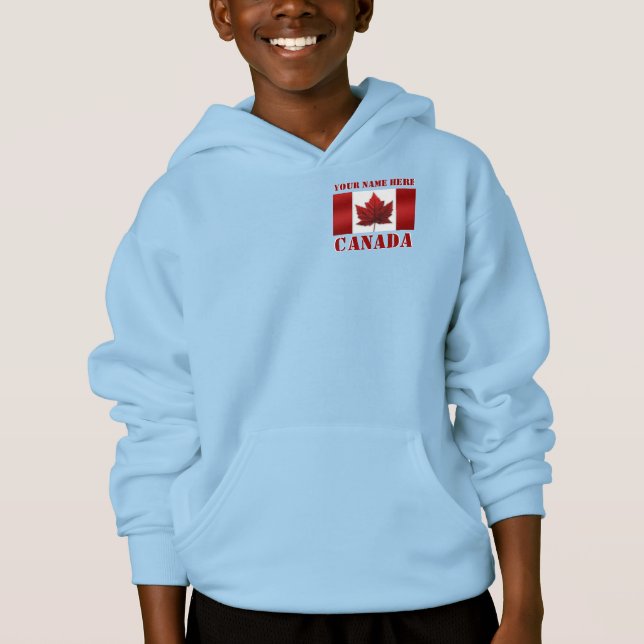 Kid's Canada Jacket Kid's Personalisiert Hoodie (Vorderseite)