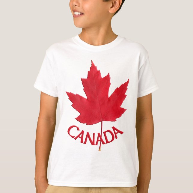 Kid's Canada Shirt Custom Canada Souvenir Shirt (Vorderseite)
