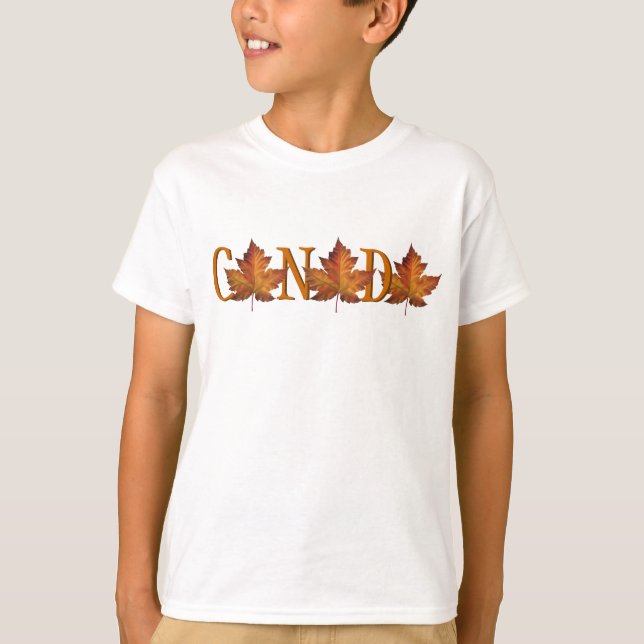Kid's Canada T - Shirt Canada Souvenir Tee Shirt (Vorderseite)