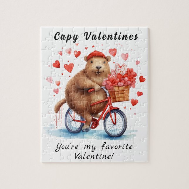 Kids Capybara Valentine (Vertikal)