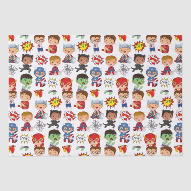 Kids Cartoon Tissue Paper Seidenpapier (Vorderseite)
