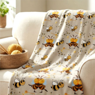 Kids Children Busy Little Bees Muster Sherpadecke