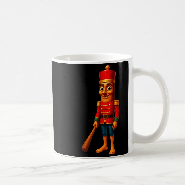 Kids Christmas Pajama Tung Sahur Nutcracker Brainr Kaffeetasse (Rechts)