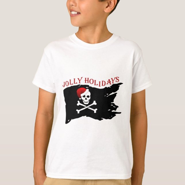 Kids Christmas Pirate T - Shirt (Vorderseite)