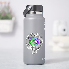 Kids Clan Gunn Wappen & Tartan Sticker