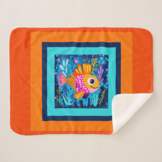 Kids Colorful Fish Sherpadecke