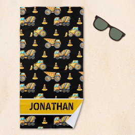Kids' Construction Truck – Fun & Customizable Strandtuch