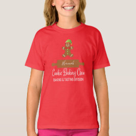 Kids Cookie Backen Crew Lebkuchen Mann Urlaub T-Shirt