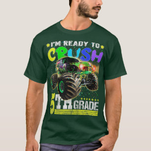 Kids Cool Monster Truck 5. Klasse zurück zur Schul T-Shirt