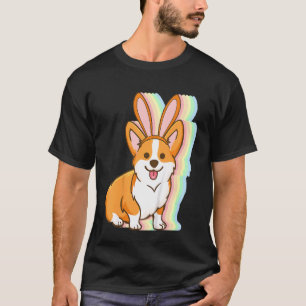 Kids Corgi Bunny Oars Ostertag Niedlicher Hund Wel T-Shirt