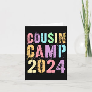 Kids Cousin Camp 2024 Familienurlaub Crew Sommer Karte