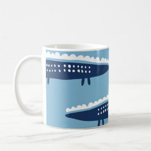 Kids Crocodile Muster: Sommerspielerie. Kaffeetasse