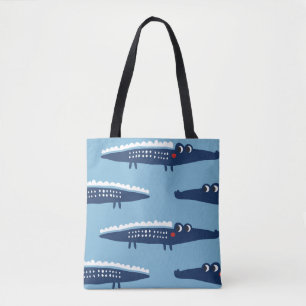 Kids Crocodile Muster: Sommerspielerie. Tasche