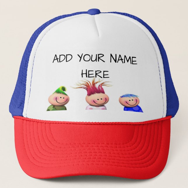 KIDS CUSTOM BASEBALL CAP TRUCKERKAPPE (Vorderseite)