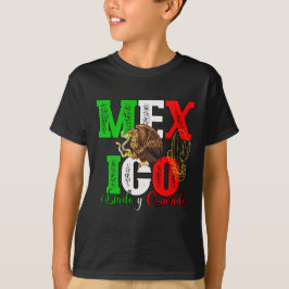 Kids Custom Nachname mexico Shirts