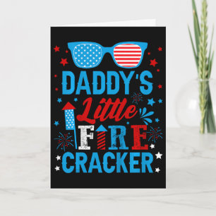 Kids Daddy Kleine Knallkörper Unabhängigkeitstag F Karte