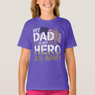 Kids der US-Armee - Mein Vater ist mein Held T-Shirt