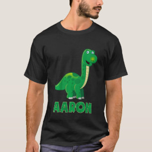 Kids Dino dinosaurier Name Aaron T-Shirt