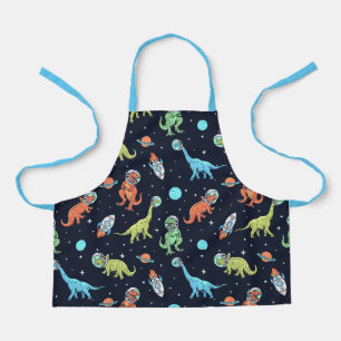 Kids Dinosaur Astronaut Pattern Schürze
