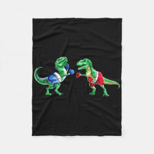 Kids Dinosaur Boxen T Rex T Shirt Geschenk Handsch Fleecedecke