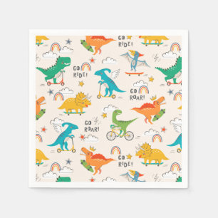Kids Dinosaur Reisemuster Serviette