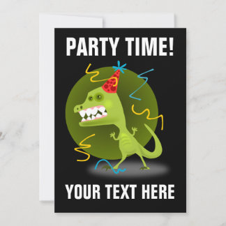 KIDS DINOSAUR VOR DEM GEBURTSTAG EINLADUNG