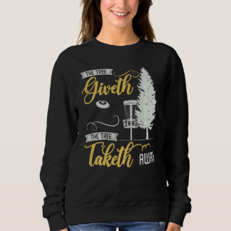 Kids Disk Golfer Disk Golf Geber Retro Disk Golfin Sweatshirt