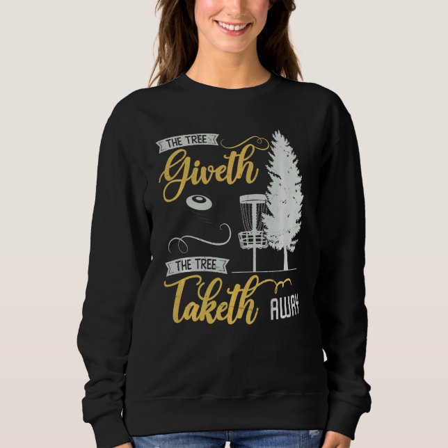 Kids Disk Golfer Disk Golf Geber Retro Disk Golfin Sweatshirt (Vorderseite)