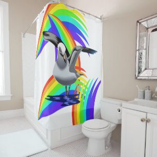 Kids Douche rideau de mer Arc-en-ciel