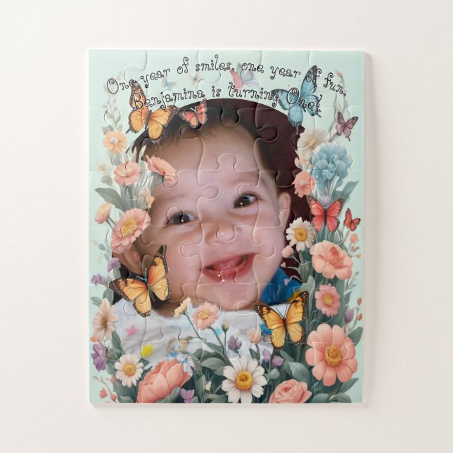 Kid's Dreamy Butterflies & Pastel Blume (Vertikal)