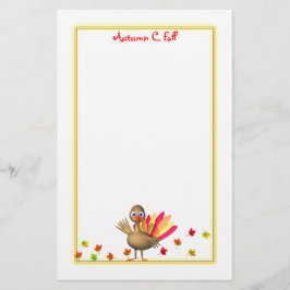 Kids Erntedank Baby Türkei Briefpapier