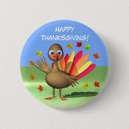 Kids Erntedank Baby Türkei Button