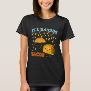Kids Es regnet Taco-Shirt Mexikanischer Junge Lust T-Shirt