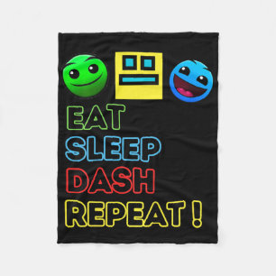 Kids Essen Schlafen Dash Wiederholen Videospiel Ge Fleecedecke