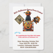 Kid's Extravagant-Dress-Halloween-Party-Wettbewerb