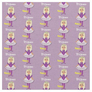 Kids Faicess Princess Personalisiert Whimsy Print Stoff