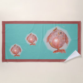 Kids Fantasy Fish Beach Strandtuch