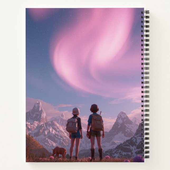 Kids Fantasy Notebook Niedlich & Magisch Zurück zu Notizbuch (Rückseite)